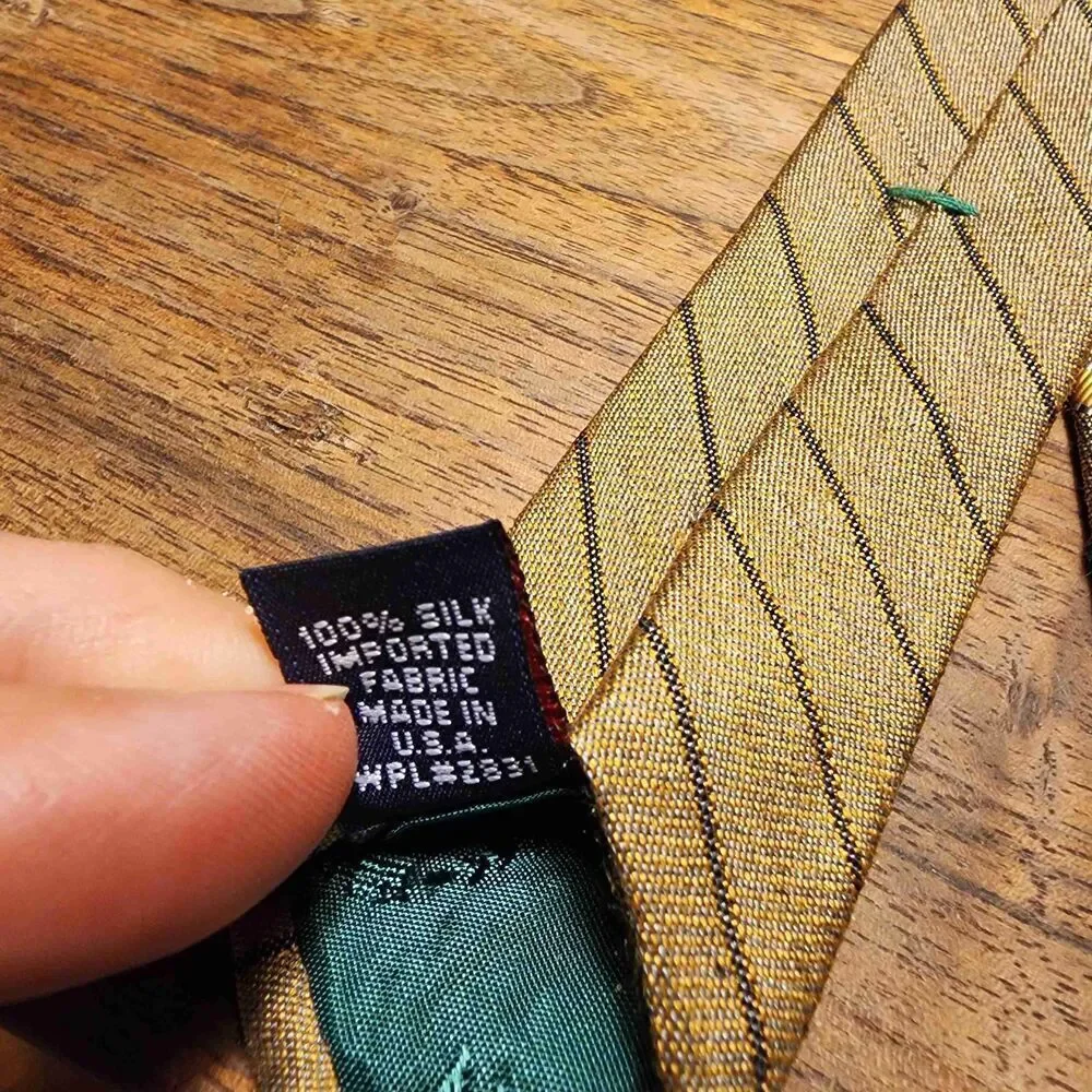 Tommy Hilfiger Multicolor Striped‎ Pattern Tie 100% Silk Italian Mens 58×3.5